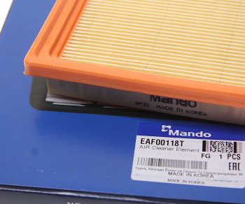 399 р. Фильтр воздушный HYUNDAI Atos (03-) (1.1) MANDO MANDO eaf00118t  с доставкой в г. Пермь. Увеличить фотографию 2