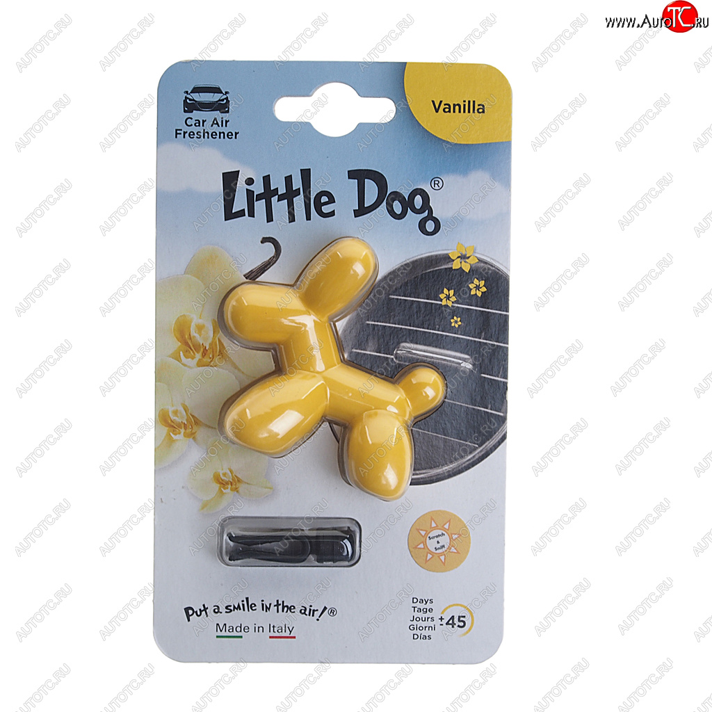 299 р. Ароматизатор на дефлектор полимерный (Ваниль) Little Dog DRIVE INT DRIVE INT ed0101  с доставкой в г. Пермь