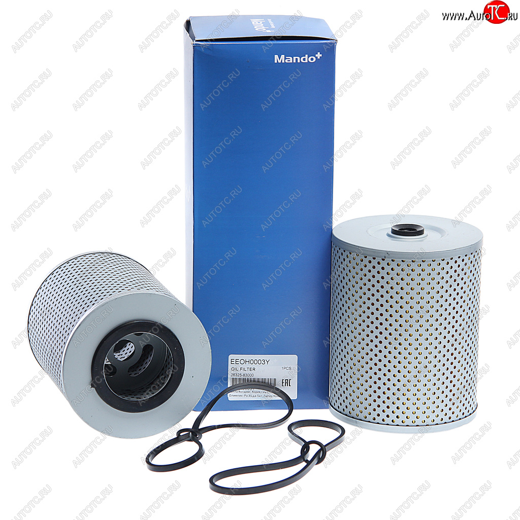 2 569 р. Фильтр масляный HYUNDAI HD170,270,450,AeroSpace дв.D6ACAVABDD комплект MANDO MANDO eeoh0003y  с доставкой в г. Пермь