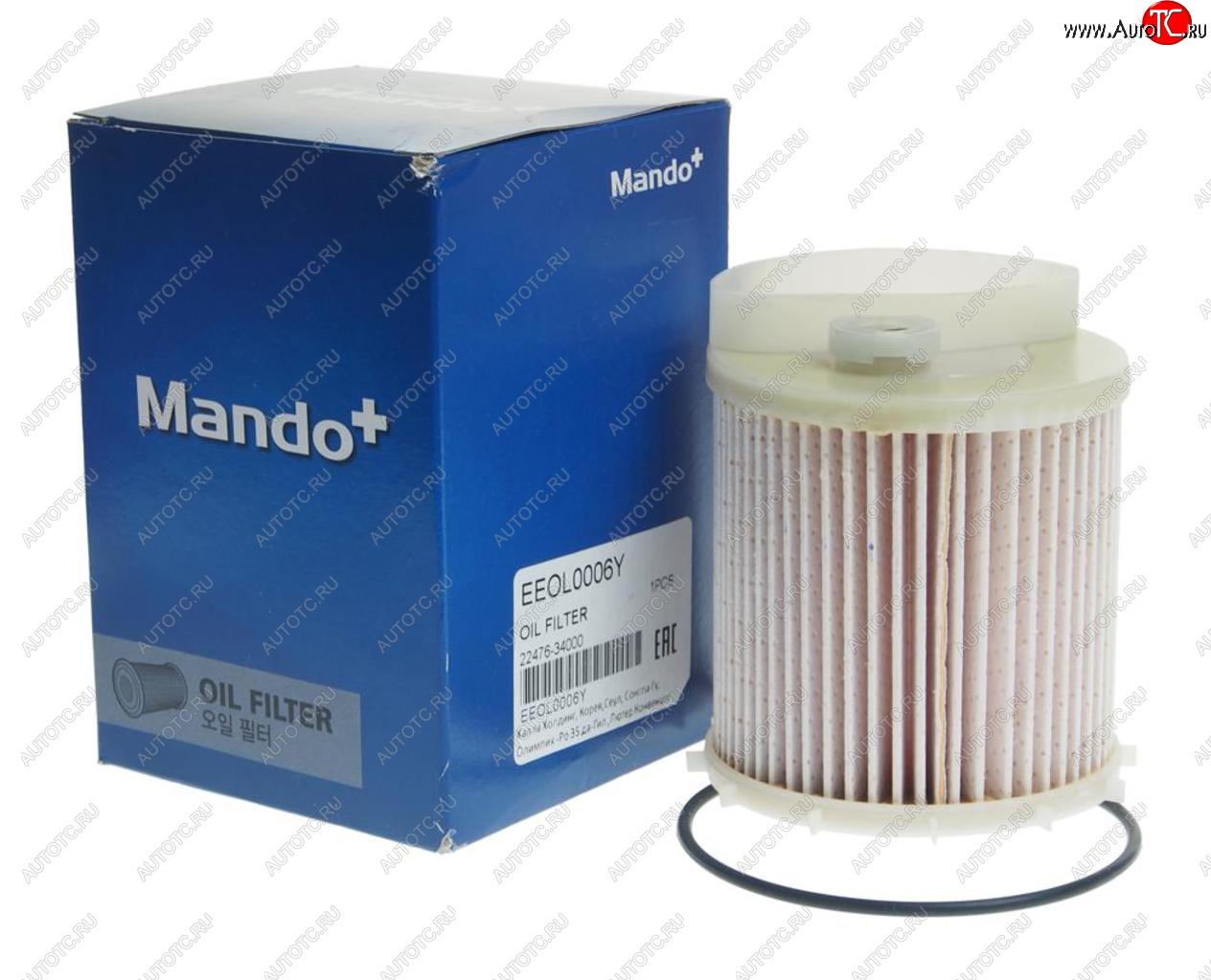 1 279 р. Фильтр топливный SSANGYONG Actyon (10-),Actyon Sports (12-),Rexton (12-) (D20) MANDO MANDO eeol0006y  с доставкой в г. Пермь