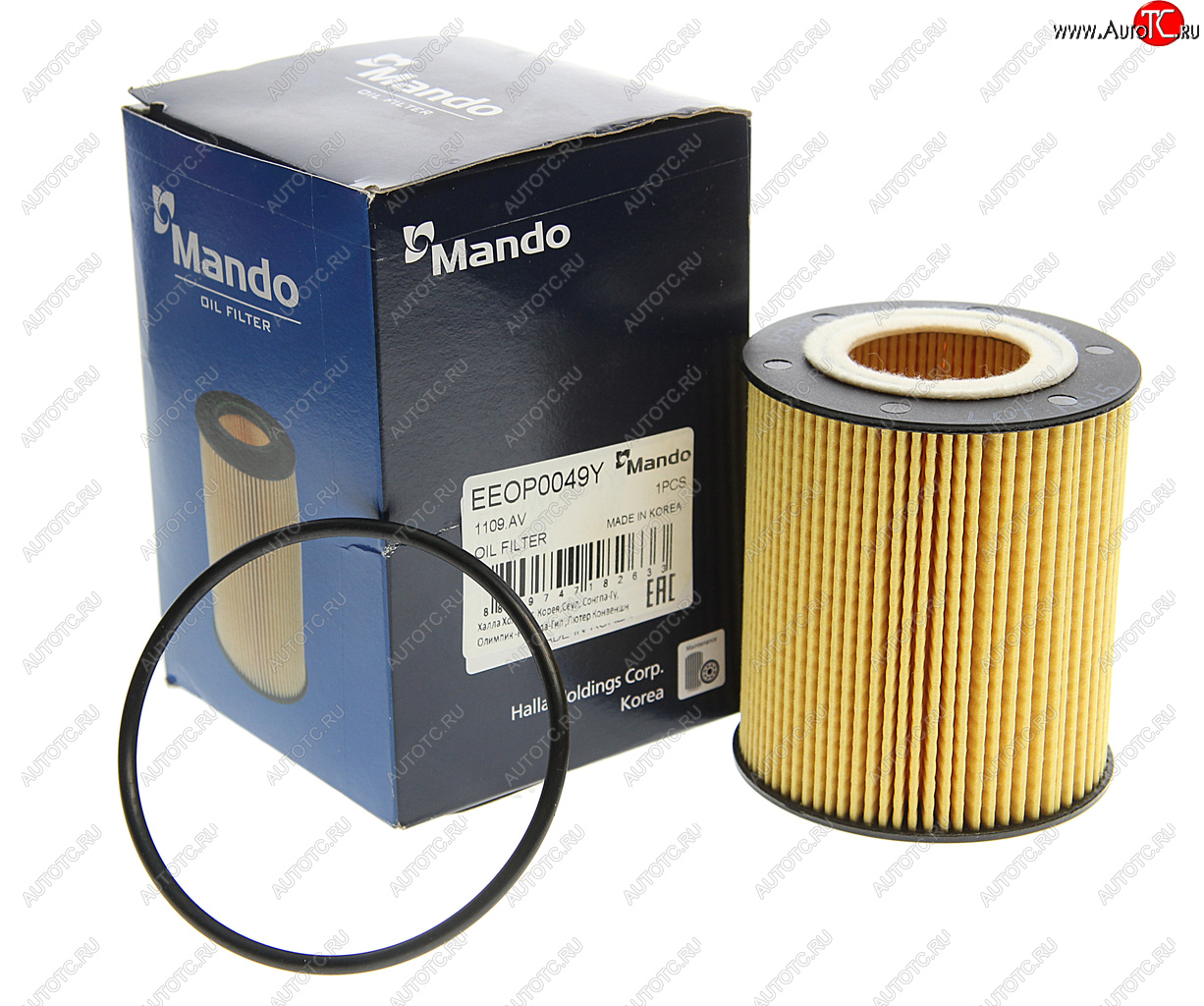 379 р. Фильтр масляный PEUGEOT 407 CITROEN C5,C6 (3.0 HDI) MANDO MANDO eeop0049y MANDO eeop0049y  с доставкой в г. Пермь