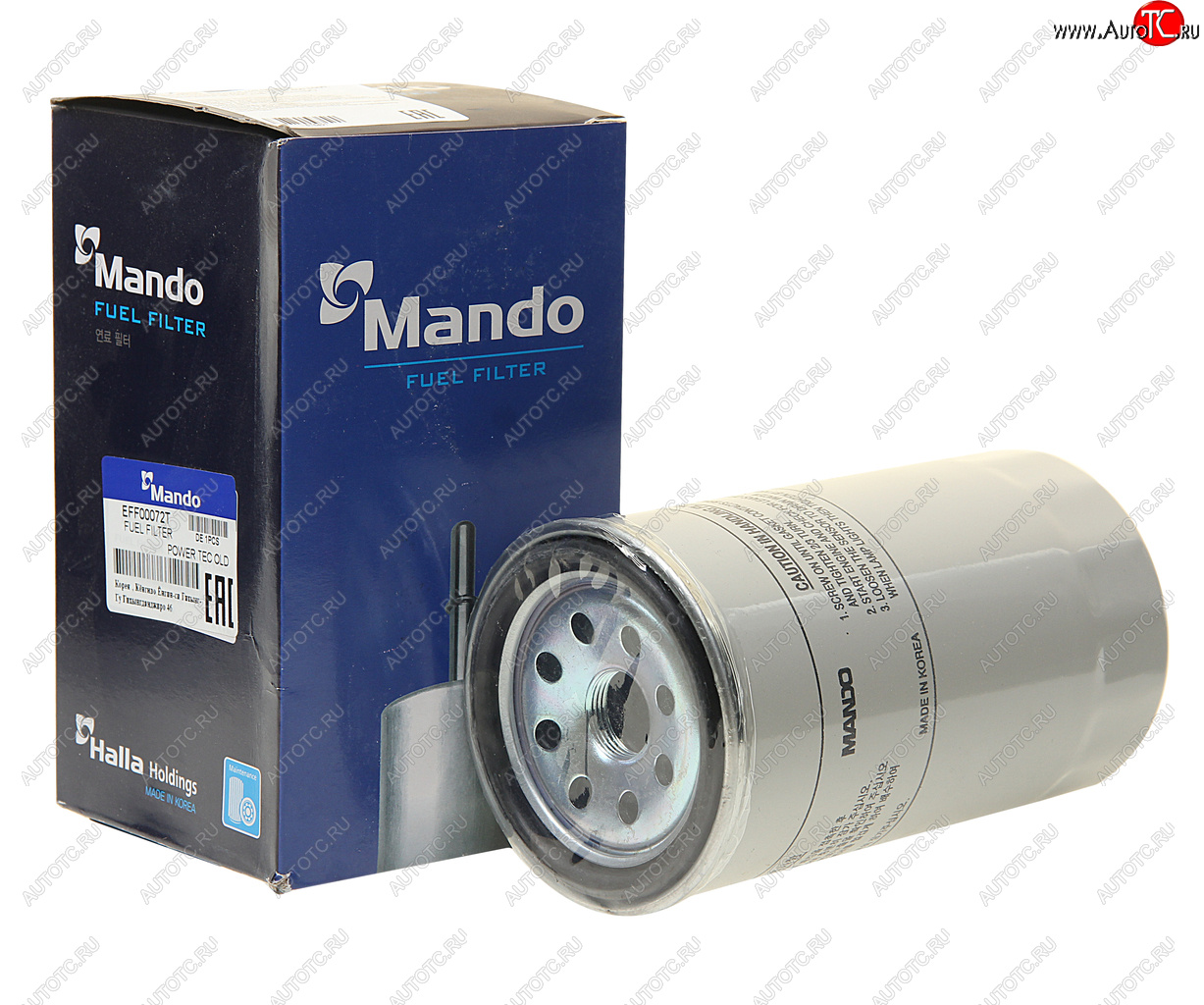 1 349 р. Фильтр топливный HYUNDAI HD260,270,320,370,500,1000,AeroQueen дв.D6CA3841 MANDO MANDO eff00072t  с доставкой в г. Пермь