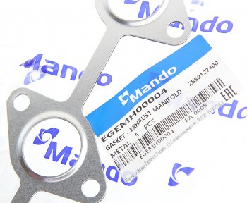 639 р. Прокладка коллектора HYUNDAI Santa Fe (06-) выпускного MANDO MANDO egemh00004 MANDO egemh00004  с доставкой в г. Пермь. Увеличить фотографию 2