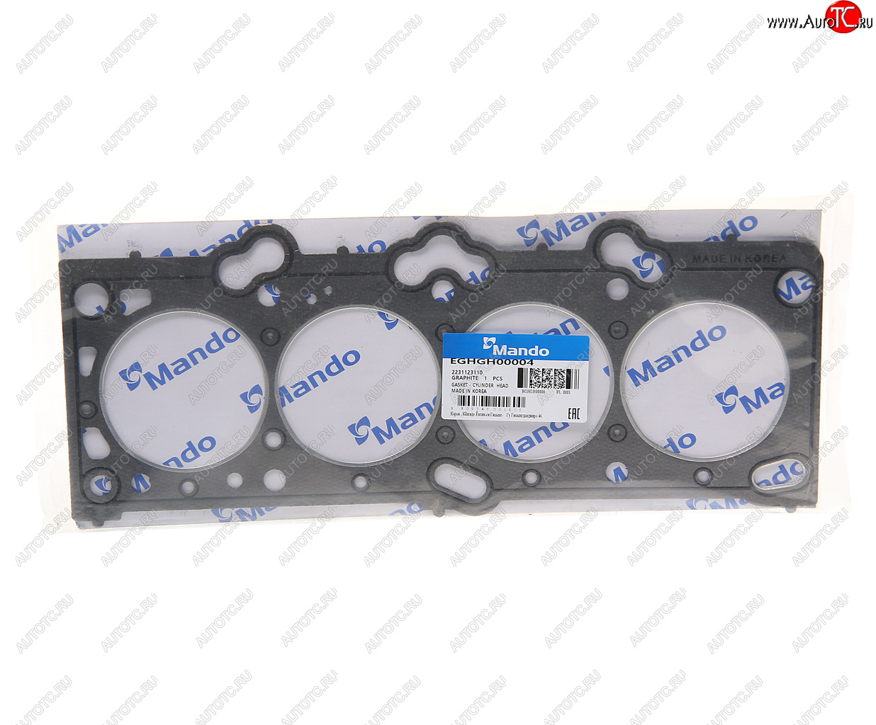389 р. Прокладка головки блока HYUNDAI Elantra (96-) (1.6) (G) MANDO MANDO eghgh00004  с доставкой в г. Пермь