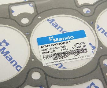 389 р. Прокладка головки блока HYUNDAI Starex H-1 (08-) (2.4) (G) MANDO MANDO eghgk00031 MANDO eghgk00031  с доставкой в г. Пермь. Увеличить фотографию 2