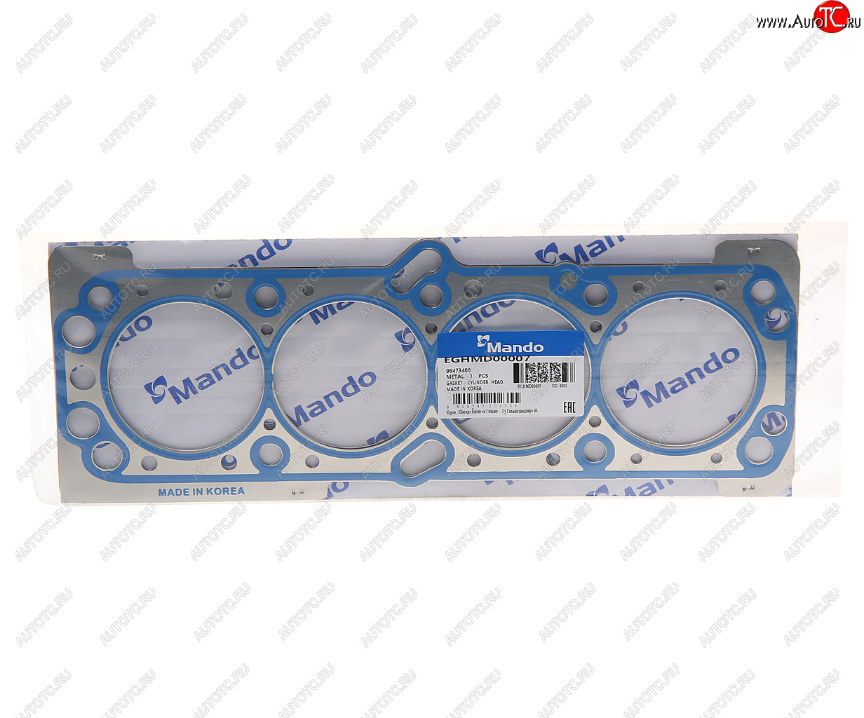 1 599 р. Прокладка головки блока CHEVROLET Aveo (06-),Lacetti (06-) (M) MANDO MANDO eghmd00007  с доставкой в г. Пермь