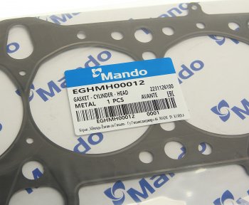 1 159 р. Прокладка головки блока HYUNDAI Accent (99-),Getz,Elantra (00-) (1.5/1.6) (M) MANDO MANDO eghmh00012 MANDO eghmh00012  с доставкой в г. Пермь. Увеличить фотографию 2