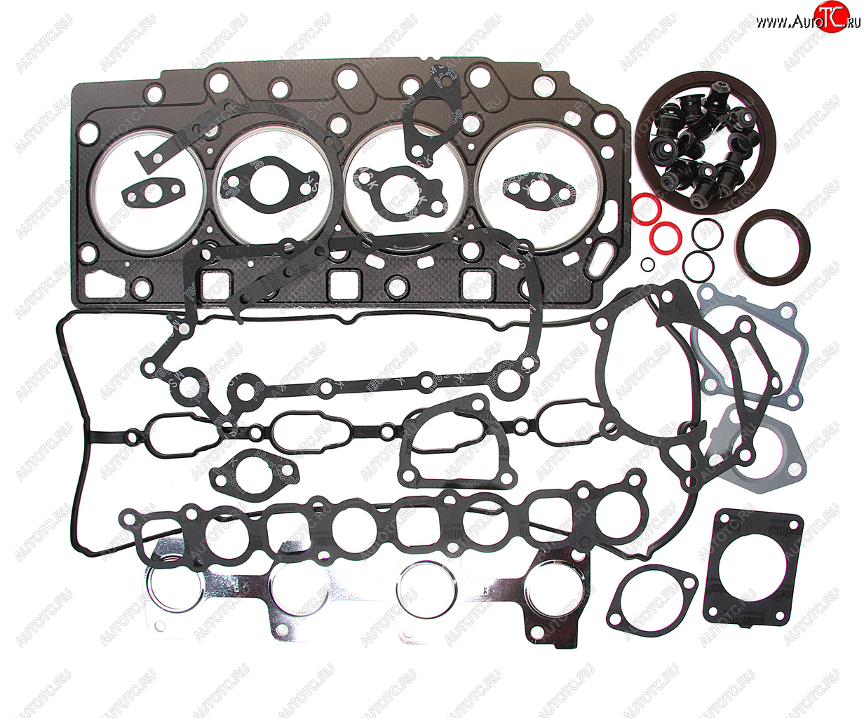 4 549 р. Прокладка двигателя KIA Sorento (02-) (2.5) комплект (t=1.00) (G) MANDO MANDO egogk00012  с доставкой в г. Пермь