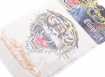 7 р. Наклейка TIGER 9х12 со стразами ED HARDY ED HARDY eh-00234  с доставкой в г. Пермь. Увеличить фотографию 3