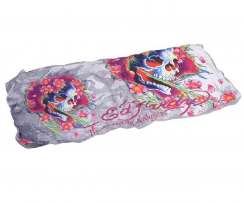 Шторка автомобильная для лобового стекла 144х66см светоотражающая Beautiful Ghost ED HARDY ED HARDY eh-00738