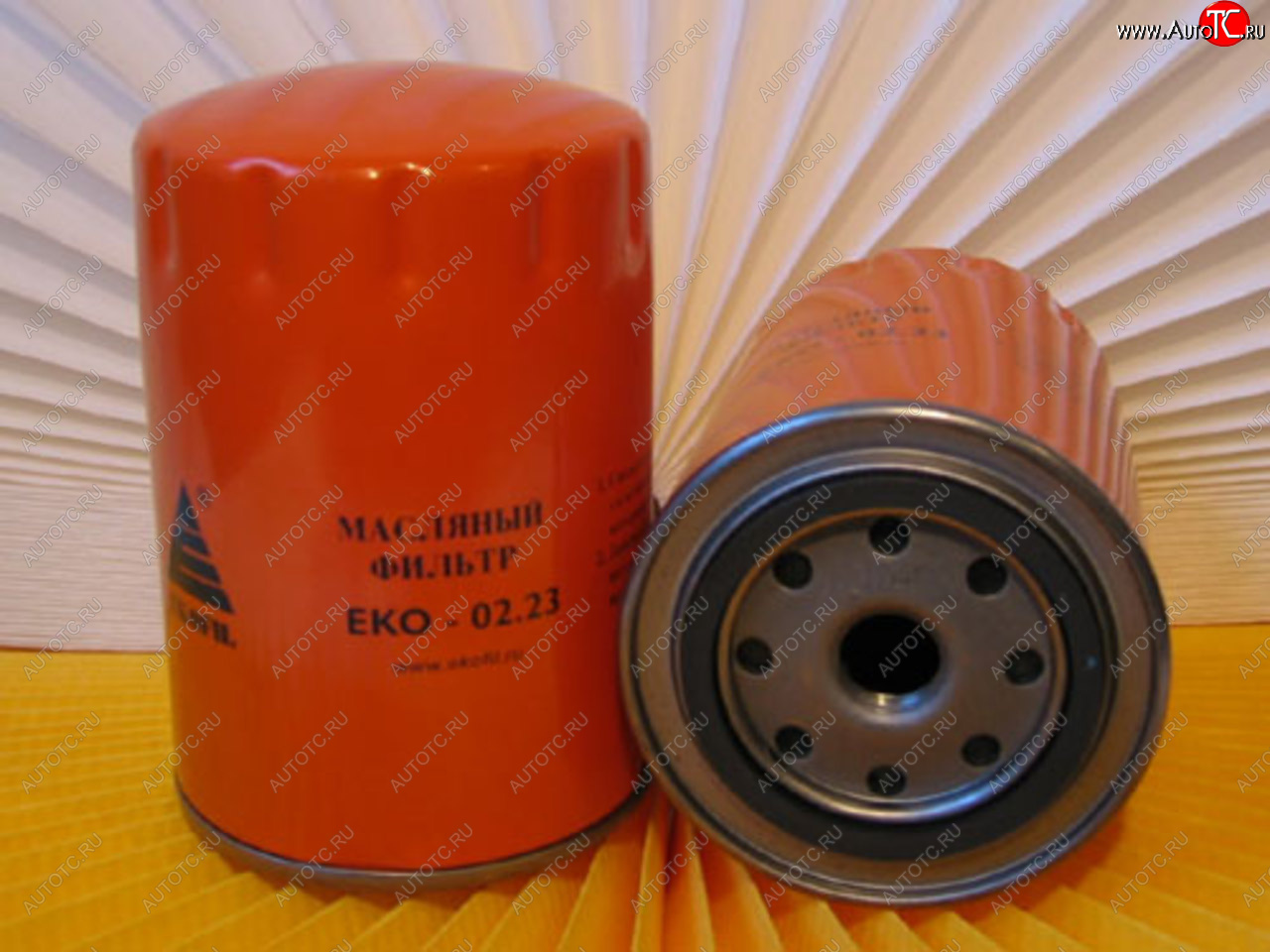 449 р. Фильтр масляный ГАЗ-3110,3302 (дв.ШТАЙЕР) EKOFIL EKOFIL eko-02.23 EKOFIL eko-02.23  с доставкой в г. Пермь