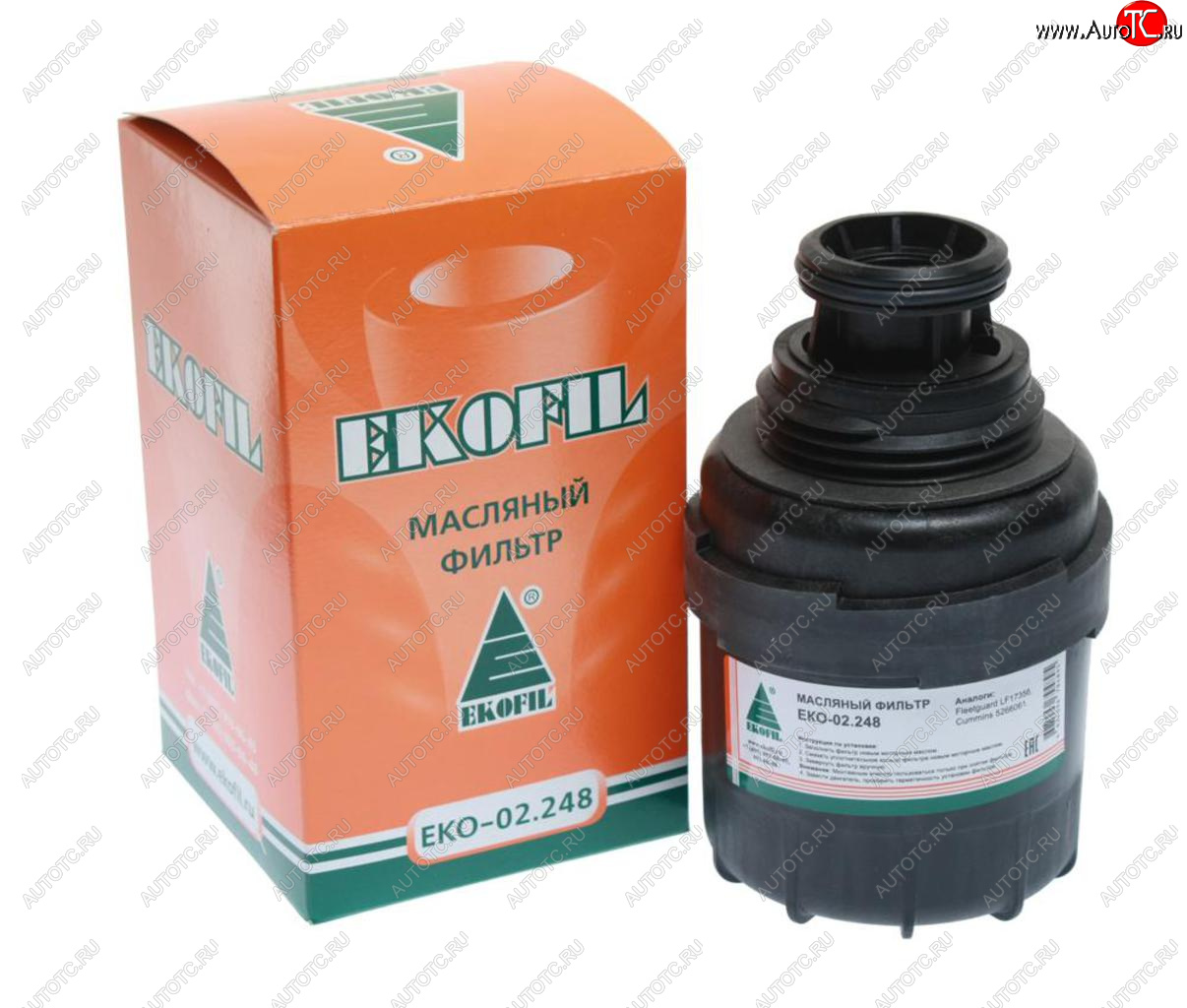 789 р. Фильтр масляный ГАЗ-3302 (дв.CUMMINS) EKOFIL EKOFIL eko-02.248  с доставкой в г. Пермь