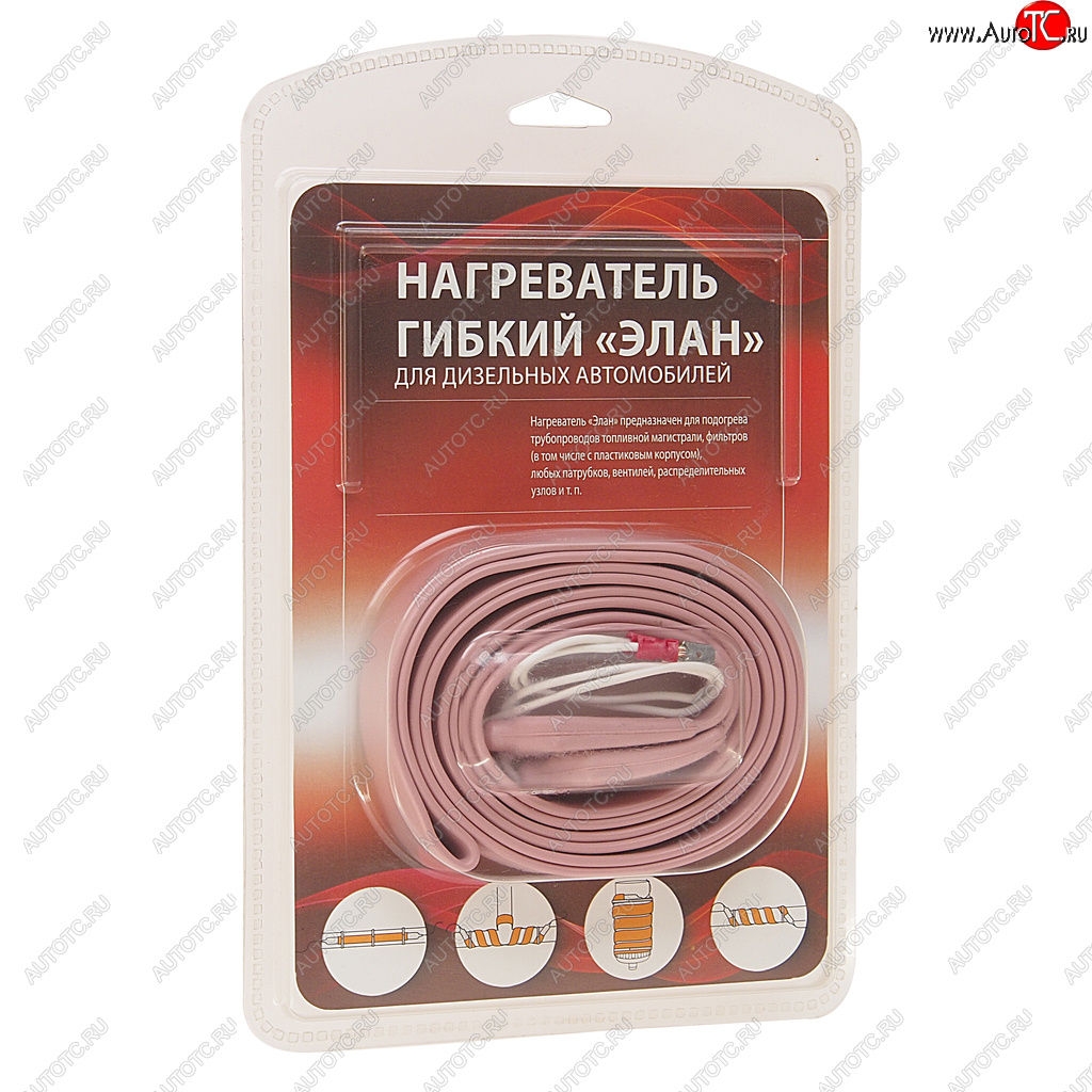 5 299 р. Подогреватель универсальный гибкий ленточный ЭЛАН 12V L=2м НОМАКОН НОМАКОН элан -2 (12)  с доставкой в г. Пермь