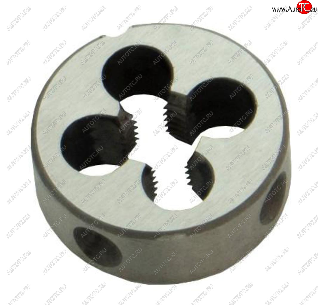 176 р. Плашка М08x1.25мм d=25мм в пластиковом футляре ЭВРИКА ЭВРИКА er-00812p  с доставкой в г. Пермь