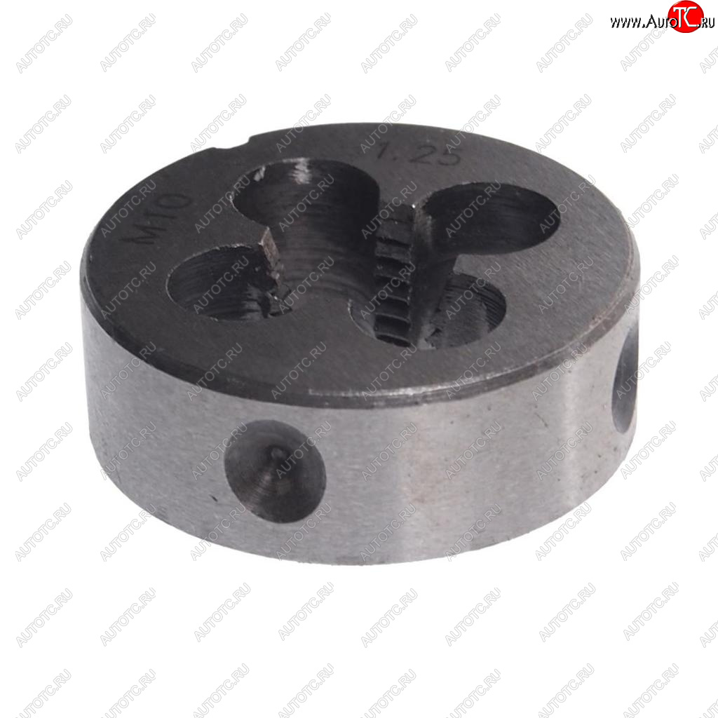 252 р. Плашка М10x1.25мм d=30мм в пластиковом футляре ЭВРИКА ЭВРИКА er-01012p  с доставкой в г. Пермь