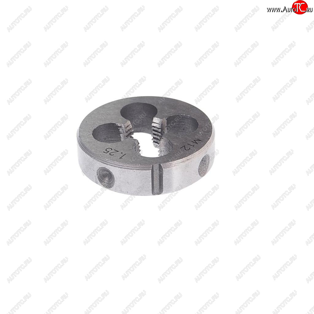254 р. Плашка М12x1.25мм d=38мм в пластиковом футляре ЭВРИКА ЭВРИКА er-01212p  с доставкой в г. Пермь