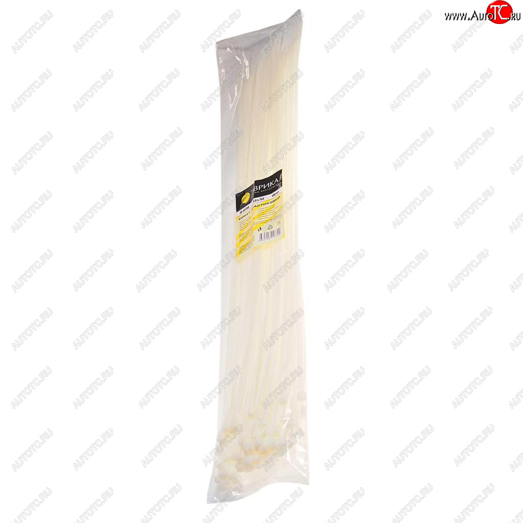 1 399 р. Хомут-стяжка 750х8.0 пластик белый (100шт.) ЭВРИКА ЭВРИКА er-08750  с доставкой в г. Пермь