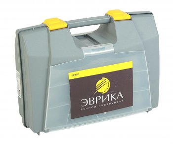 889 р. Ящик для инструмента 400х310х160мм с прозрачными органайзерами ЭВРИКА ЭВРИКА er-10311  с доставкой в г. Пермь. Увеличить фотографию 1