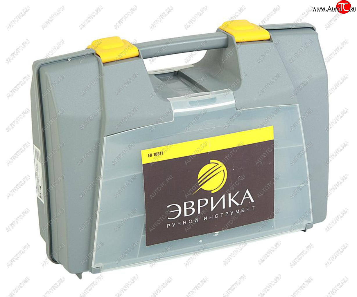 889 р. Ящик для инструмента 400х310х160мм с прозрачными органайзерами ЭВРИКА ЭВРИКА er-10311  с доставкой в г. Пермь
