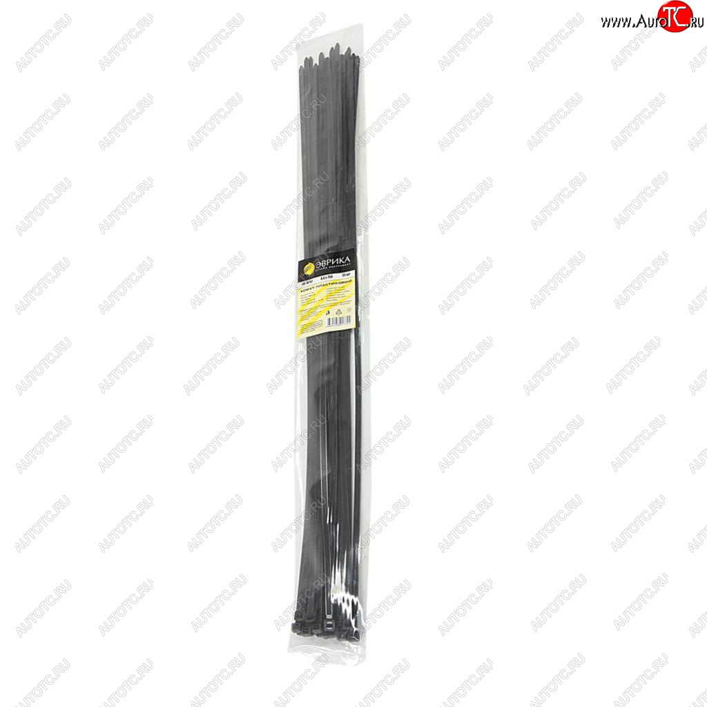 349 р. Хомут-стяжка 750х8.0 пластик черный (25шт.) ЭВРИКА ЭВРИКА er-18752  с доставкой в г. Пермь