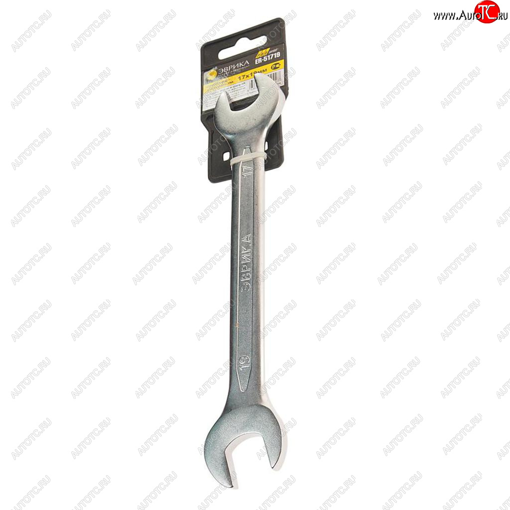 184 р. Ключ рожковый 17х19мм CrV Pro ЭВРИКА ЭВРИКА er-51719  с доставкой в г. Пермь