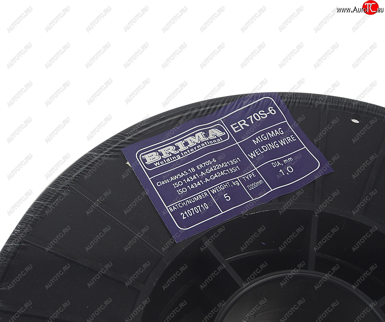 1 279 р. Проволока сварочная d=1.0мм 5.0кг омедненная BRIMA BRIMA er70s-6-1 d=1.0мм5кг  с доставкой в г. Пермь