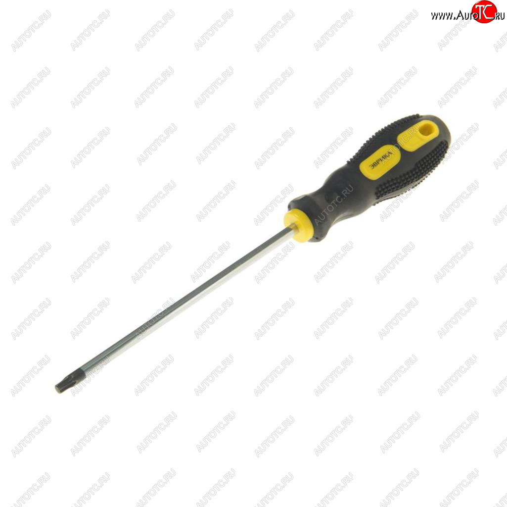 50 р. Отвертка TORX T30х150мм магнитная с противоскользящей ручкой ЭВРИКА ЭВРИКА er-7dt-06  с доставкой в г. Пермь