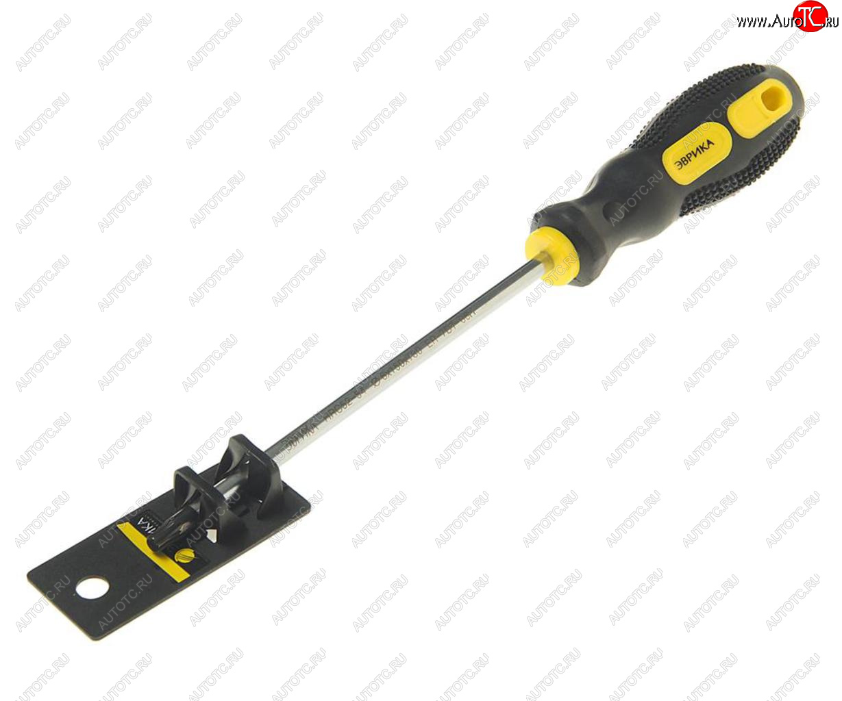 57 р. Отвертка TORX T30х150мм магнитная с противоскользящей ручкой (с держателем) ЭВРИКА ЭВРИКА er-7dt-06h  с доставкой в г. Пермь