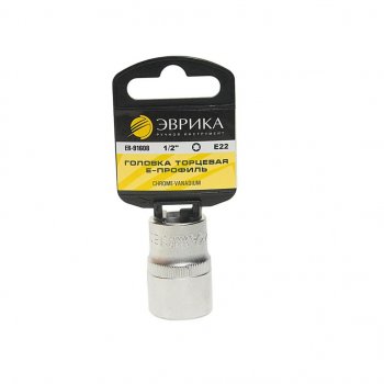 74 р. Головка торцевая 12 TORX E22 с держателем ЭВРИКА ЭВРИКА er-91608h  с доставкой в г. Пермь. Увеличить фотографию 1
