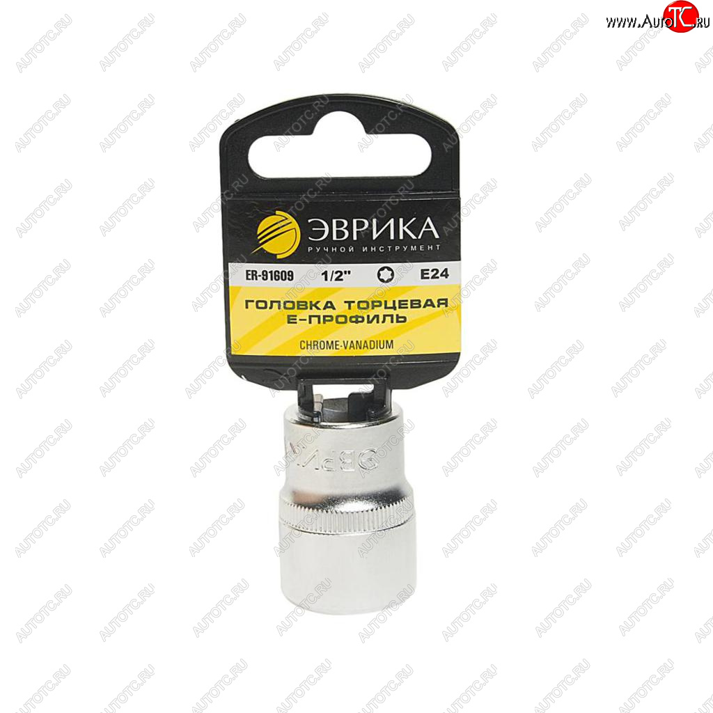 73 р. Головка торцевая 12 TORX E24 с держателем ЭВРИКА ЭВРИКА er-91609h  с доставкой в г. Пермь