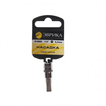 17 р. Бита-головка 14 SL6.5 L=37мм с держателем ЭВРИКА ЭВРИКА er-93003h  с доставкой в г. Пермь. Увеличить фотографию 1