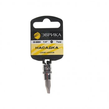 21 р. Бита-головка 14 SL7.0 L=37мм с держателем ЭВРИКА ЭВРИКА er-93004h  с доставкой в г. Пермь. Увеличить фотографию 1