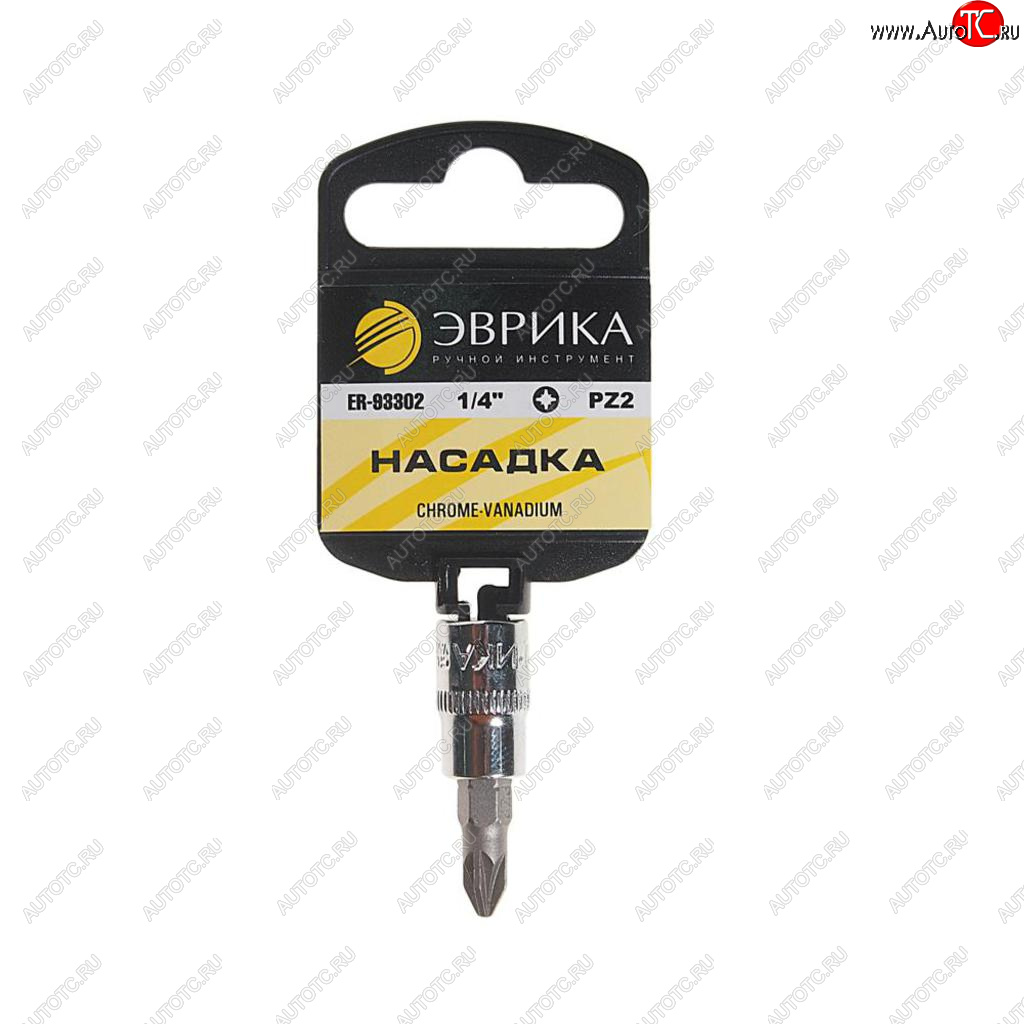 20 р. Бита-головка 14 POZIDRIVE PZ 2.0х37мм с держателем ЭВРИКА ЭВРИКА er-93302h  с доставкой в г. Пермь