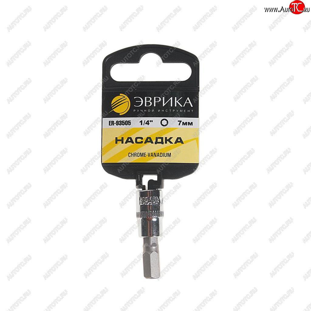 30 р. Бита-головка 14 HEX H7х37мм с держателем ЭВРИКА ЭВРИКА er-93505h  с доставкой в г. Пермь