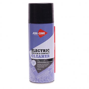 339 р. Очиститель электроконтактов 450мл аэрозоль Switch & Contact Cleaner AIM-ONE AIM-ONE es-270  с доставкой в г. Пермь. Увеличить фотографию 1