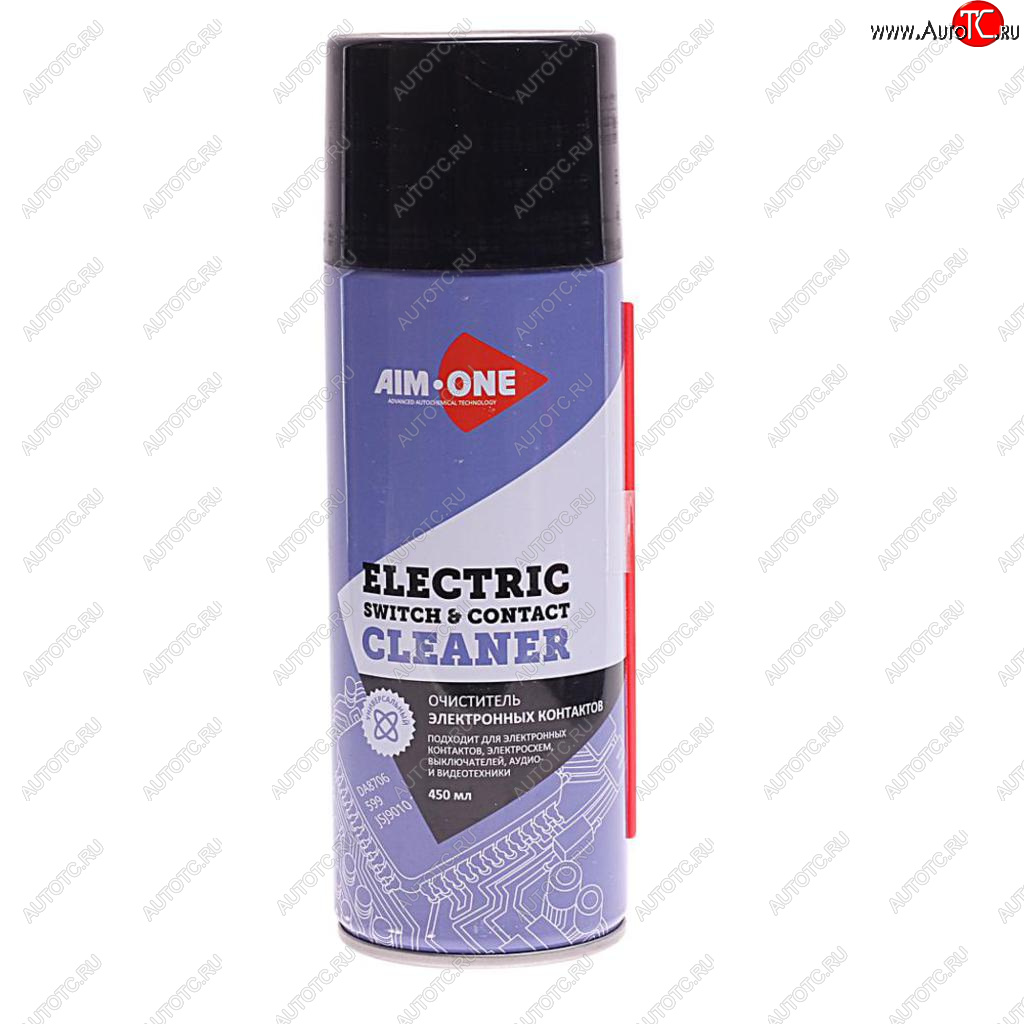 339 р. Очиститель электроконтактов 450мл аэрозоль Switch & Contact Cleaner AIM-ONE AIM-ONE es-270  с доставкой в г. Пермь