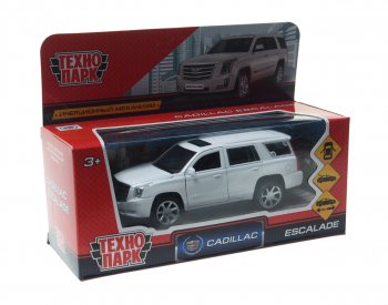 819 р. Модель автомобиля CADILLAC Escalade металлическая ТЕХНОПАРК ТЕХНОПАРК escalade-wt  с доставкой в г. Пермь. Увеличить фотографию 1
