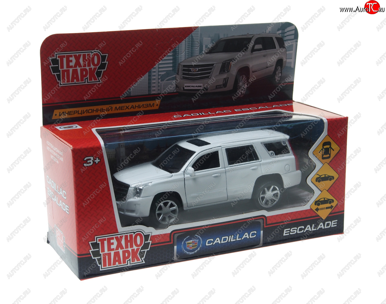 819 р. Модель автомобиля CADILLAC Escalade металлическая ТЕХНОПАРК ТЕХНОПАРК escalade-wt  с доставкой в г. Пермь