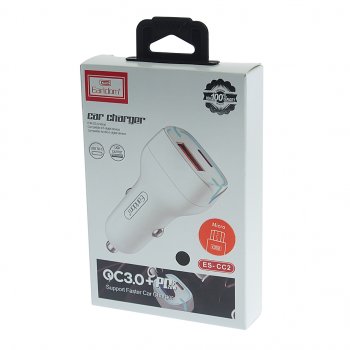 539 р. Устройство зарядное в прикуриватель 1USB 12V кабель micro USB EARLDOM EARLDOM es-cc2m black  с доставкой в г. Пермь. Увеличить фотографию 3