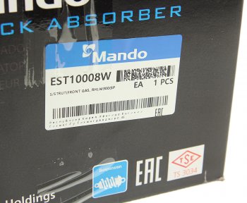 6 649 р. Амортизатор DAEWOO Matiz CHEVROLET Spark (11-) передний правый газовый (АБС) MANDO MANDO est10008w  с доставкой в г. Пермь. Увеличить фотографию 6