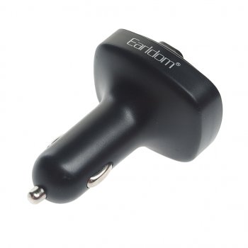 899 р. Устройство зарядное в прикуриватель с трансмиттером (bluetooth,hands free) EARLDOM EARLDOM et-m71 black  с доставкой в г. Пермь. Увеличить фотографию 2