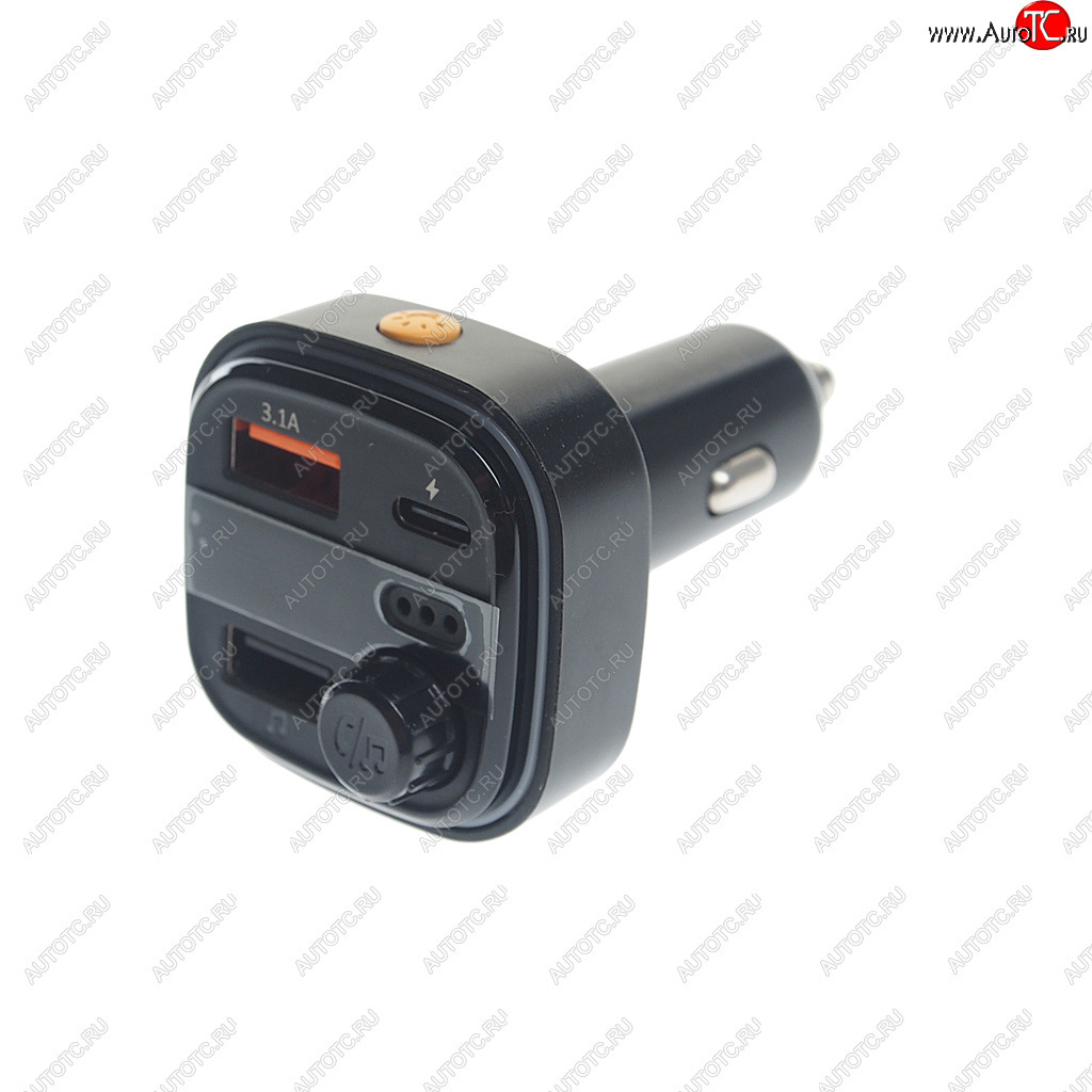 899 р. Устройство зарядное в прикуриватель с трансмиттером (bluetooth,hands free) EARLDOM EARLDOM et-m83 black  с доставкой в г. Пермь