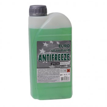 Антифриз зеленый -35C 1л EURO STANDARD EURO STANDARD eurogrn1