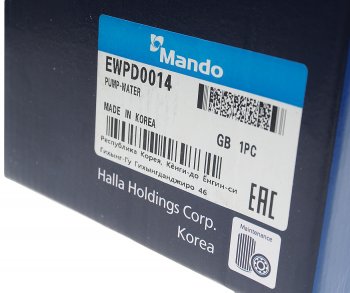 2 299 р. Насос водяной OPEL Astra F (98-05) MANDO MANDO ewpd0014  с доставкой в г. Пермь. Увеличить фотографию 5