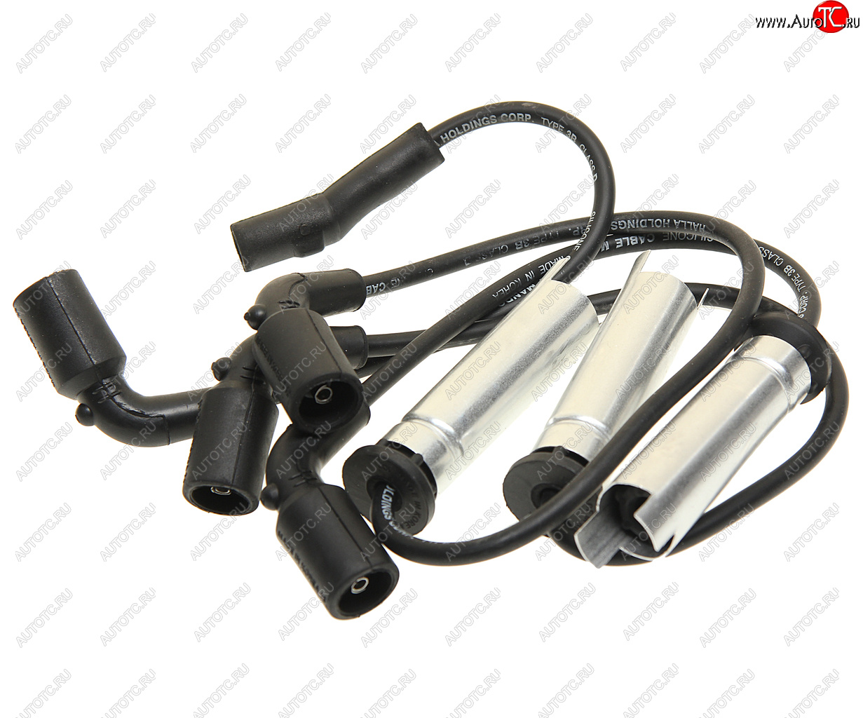 1 539 р. Провод высоковольтный DAEWOO Nexia (8V) CHEVROLET Lanos (8V),Aveo (1.4) (8V) комплект MANDO MANDO ewtd00003h  с доставкой в г. Пермь