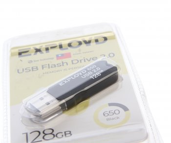 899 р. Карта памяти USB 128GB EXPLOYD EXPLOYD ex-128gb-650-black  с доставкой в г. Пермь. Увеличить фотографию 2