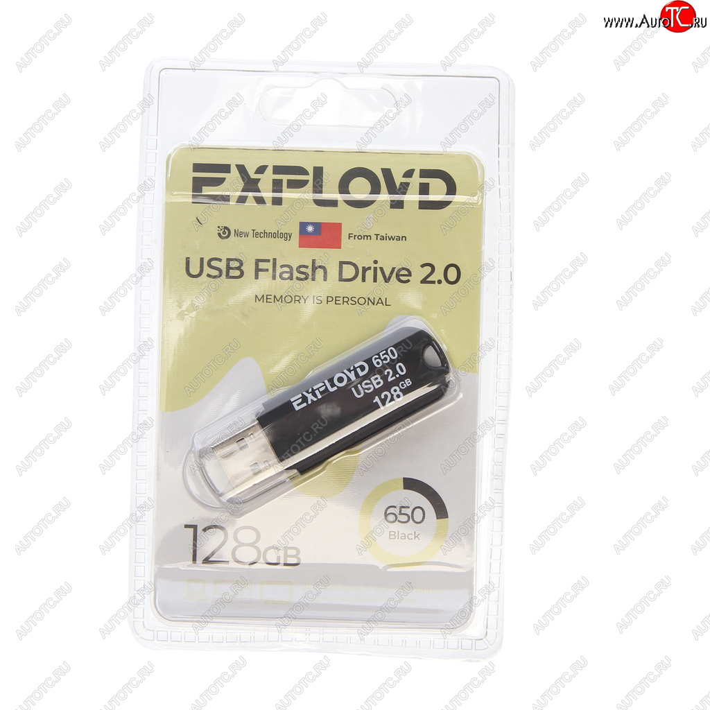 899 р. Карта памяти USB 128GB EXPLOYD EXPLOYD ex-128gb-650-black  с доставкой в г. Пермь