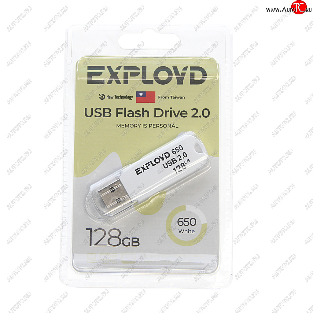 899 р. Карта памяти USB 128GB EXPLOYD EXPLOYD ex-128gb-650-white  с доставкой в г. Пермь