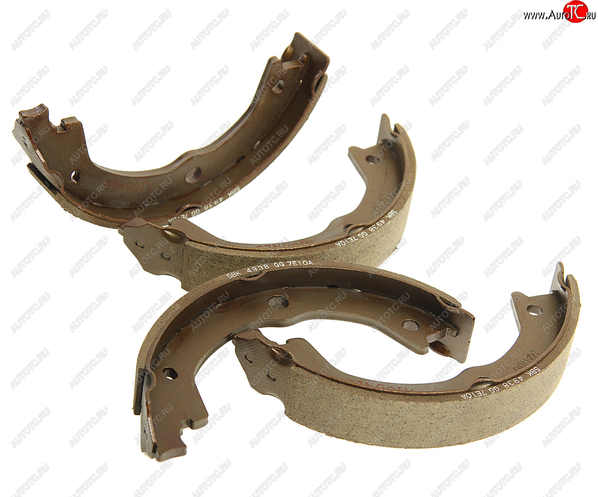 1 179 р. Колодки тормозные SSANGYONG Kyron (06-),Rexton (06-) (EPB) (multi-link) стоян..тормоза (4шт.) MANDO MANDO ex4833a21010  с доставкой в г. Пермь