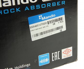 8 999 р. Амортизатор HYUNDAI Sonata (10-) KIA Optima (10-) передний левый газовый MANDO MANDO ex546512t020 MANDO ex546512t020  с доставкой в г. Пермь. Увеличить фотографию 6
